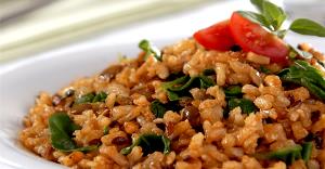 Quantas calorias em 1 Porçoes Arroz 8 Grãos Meu Biju?