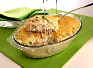 Quantas calorias em 1 Porçoes Arroz De Forno Com Creme De Leite?
