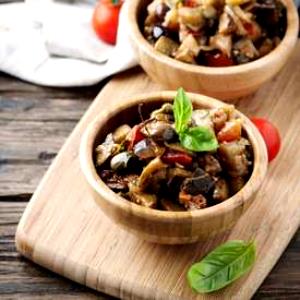 Quantas calorias em 1 Porçoes Berinjela Low Carb?