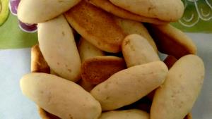 Quantas calorias em 1 Porçoes Biscoitinhos De Batata Doce?