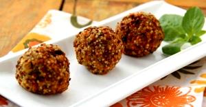 Quantas calorias em 1 Porçoes Bolinho De Quinoa?