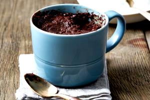 Quantas calorias em 1 Porçoes Bolo De Caneca Com Cacau?