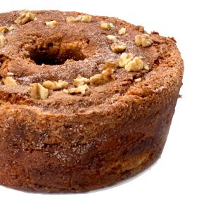 Quantas calorias em 1 Porçoes Bolo De Maçã Com Canela E Nozes?