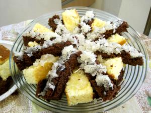 Quantas calorias em 1 Porçoes Bolo De Resto?