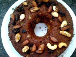 Quantas calorias em 1 Porçoes Bolo Funcional De Maçã?