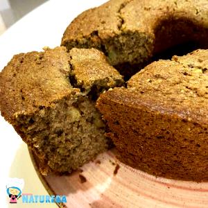 Quantas calorias em 1 Porçoes Bolo İntegral De Maçã Com Banana?
