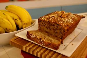 Quantas calorias em 1 Porçoes Bolo Leve De Banana E Mel?
