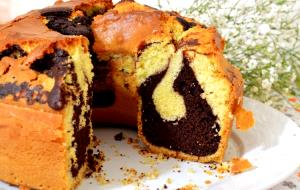 Quantas calorias em 1 Porçoes Bolo Mármore Receita Original?