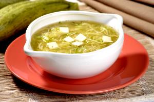 Quantas calorias em 1 Porçoes Caldo De Abobrinha?
