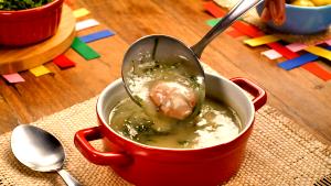 Quantas calorias em 1 Porçoes Caldo?