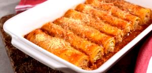Quantas calorias em 1 Porçoes CANELONI DE FRANGO?