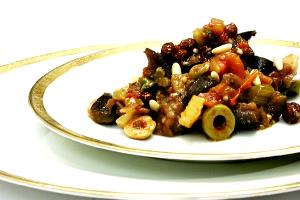 Quantas calorias em 1 Porçoes Caponata?
