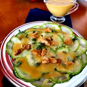 Quantas calorias em 1 Porçoes Carpachio De Abobrinha?