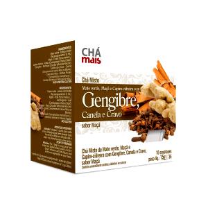 Quantas calorias em 1 Porçoes Cha De Gengibre Canela E Cravo?