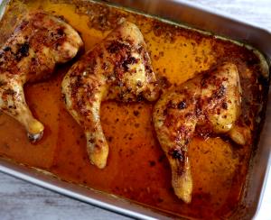 Quantas calorias em 1 Porçoes Chicken Leg No Forno?