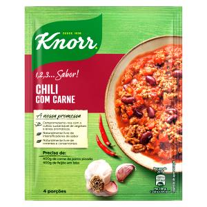 Quantas calorias em 1 Porçoes Chilli?