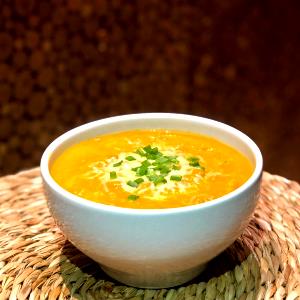 Quantas calorias em 1 Porçoes Creme De Abobora Com Carne Moida?