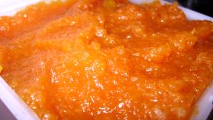 Quantas calorias em 1 Porçoes Doce De Abóbora Caseiro?