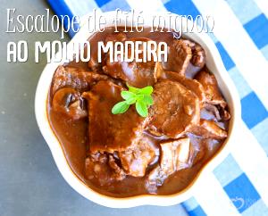 Quantas calorias em 1 Porçoes Escalopinho Ao Molho Madeira?