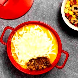 Quantas calorias em 1 Porçoes Escondidinho De Abóbora Com Carne Moída Peq.?