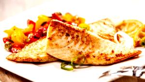 Quantas calorias em 1 Porçoes Filé De Tilápia Assado?