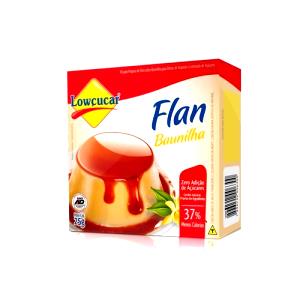 Quantas calorias em 1 Porçoes Flan Lowçucar?