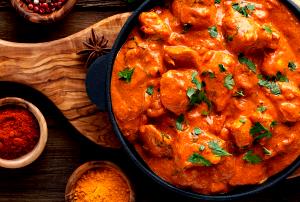 Quantas calorias em 1 Porçoes Frango Com Páprica?