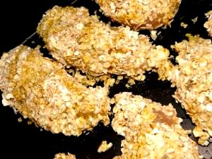 Quantas calorias em 1 Porçoes Frango Empanado Com Aveia?