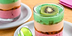 Quantas calorias em 1 Porçoes Gelatina Com İogurte E Kiwi?