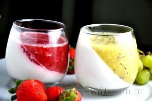 Quantas calorias em 1 Porçoes Gelatina Cremosa Com Fruta?