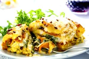 Quantas calorias em 1 Porçoes Lasanha Vegetariana De Cabotian?