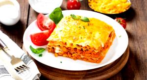Quantas calorias em 1 Porçoes Lazanha De Frango E Frios?