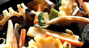 Quantas calorias em 1 Porçoes LEGUMES A CHINESA?