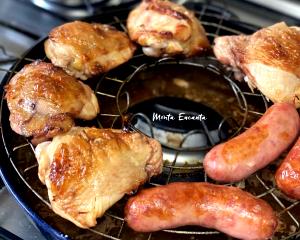 Quantas calorias em 1 Porçoes Linguiça De Frango Assada Na Brasa?