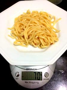 Quantas calorias em 1 Porçoes Macarronada?