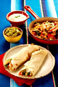 Quantas calorias em 1 Porçoes Massa De Fajita?