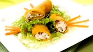 Quantas calorias em 1 Porçoes Minipanqueca De Cenoura?