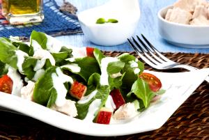 Quantas calorias em 1 Porçoes Molho Pra Salada De Ricota?