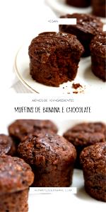 Quantas calorias em 1 Porçoes Muffin Vegan De Banana E Chocolate?