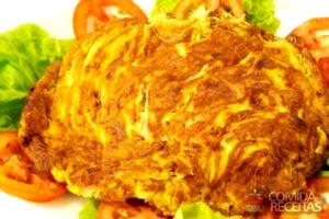 Quantas calorias em 1 Porçoes Omelete Familia?