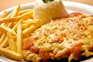 Quantas calorias em 1 Porçoes Ostras À Parmegiana?