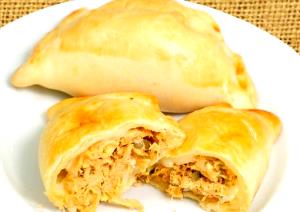 Quantas calorias em 1 Porçoes Pastel Assado De Frango?
