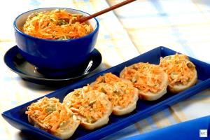 Quantas calorias em 1 Porçoes Pate De Cenoura?