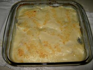Quantas calorias em 1 Porçoes Peixe Ao Molho Branco?