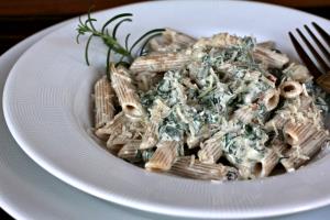 Quantas calorias em 1 Porçoes Penne Integral Cremoso?