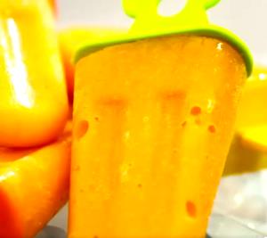 Quantas calorias em 1 Porçoes Picolé De Manga Com Cenoura?