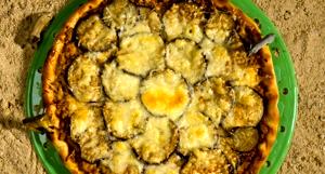 Quantas calorias em 1 Porçoes Pizza De Beringela A Bolonhesa?