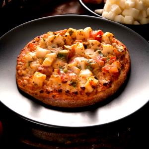 Quantas calorias em 1 Porçoes Pizza Palmito?