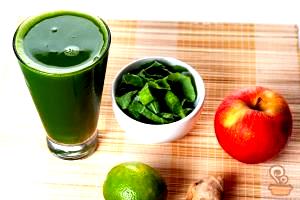 Quantas calorias em 1 Porçoes Polpa Suco Verde?