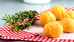 Quantas calorias em 1 Porçoes Pão De Queijo Vegano?